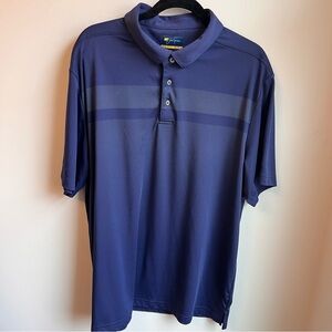 Men's Blue Polo Shirt - XXL